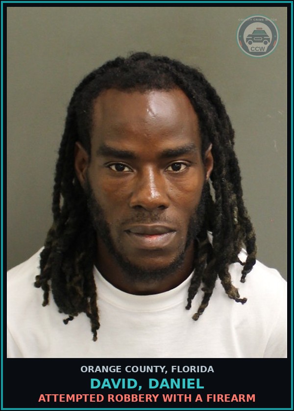 Booking mugshot of DAVID, DANIEL in Orange County