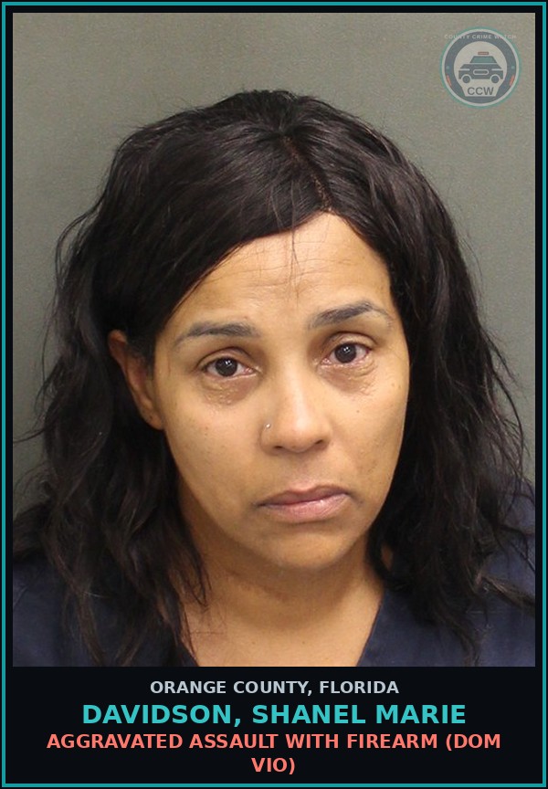 Booking mugshot of DAVIDSON, SHANEL MARIE in Orange County