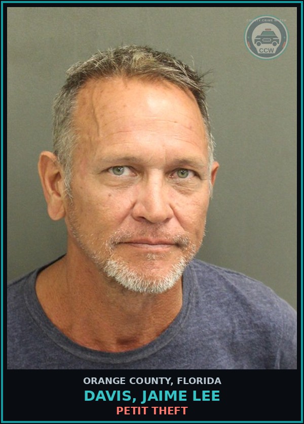 Booking mugshot of DAVIS, JAIME LEE in Orange County