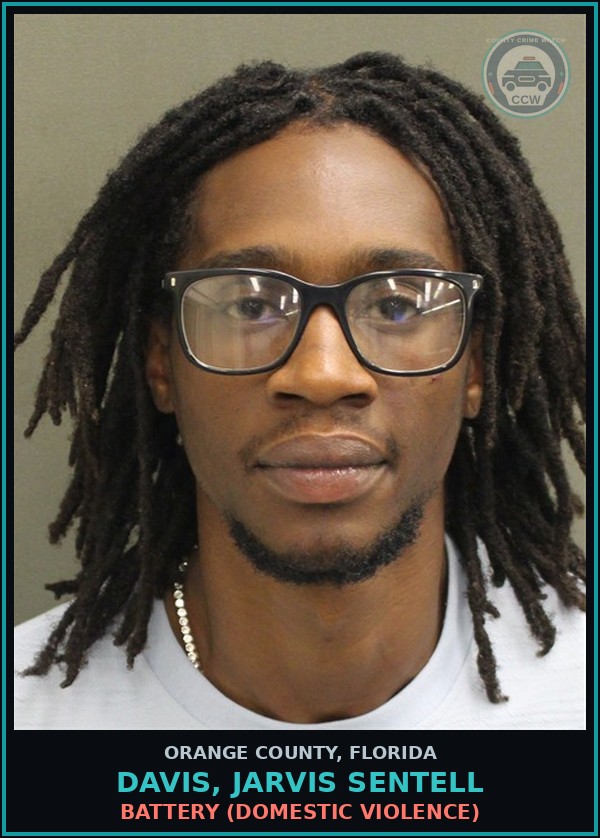 Booking mugshot of DAVIS, JARVIS SENTELL in Orange County