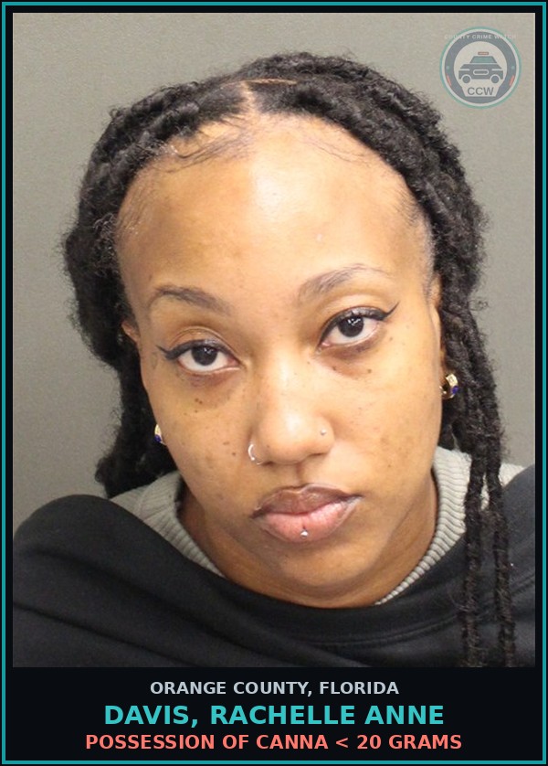 Booking mugshot of DAVIS, RACHELLE ANNE in Orange County