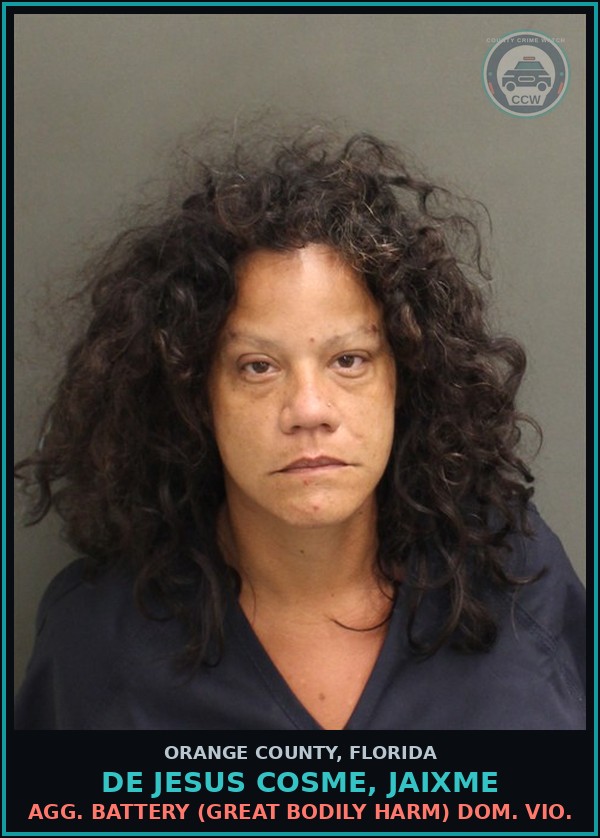 Booking mugshot of DE JESUS COSME, JAIXME in Orange County
