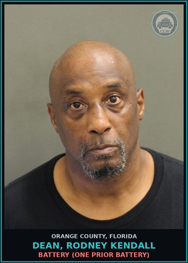 Booking mugshot of DEAN, RODNEY KENDALL in Orange County