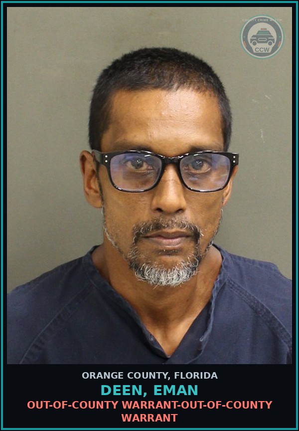 Booking mugshot of DEEN, EMAN in Orange County