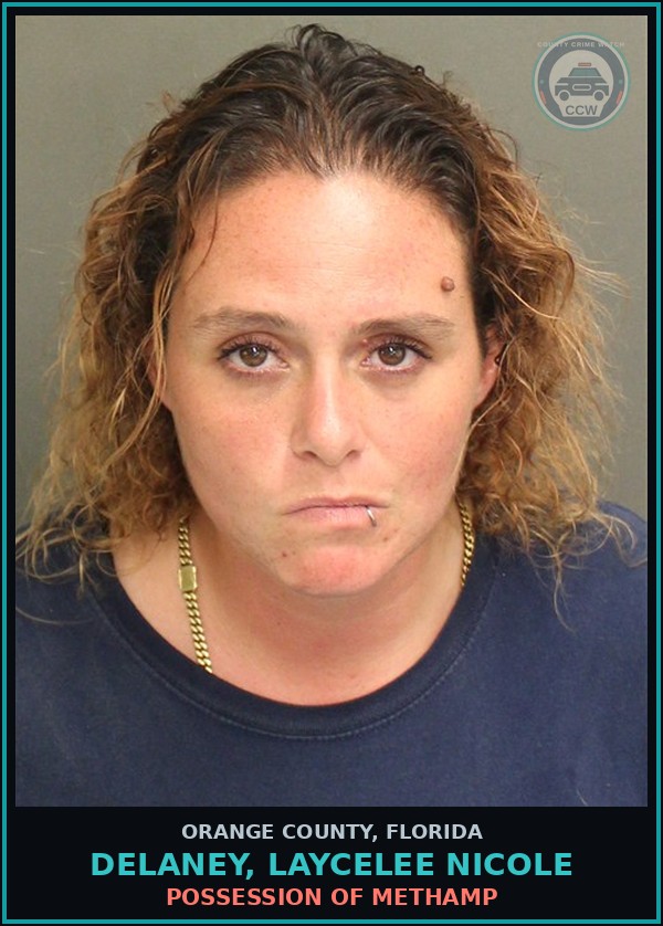 Booking mugshot of DELANEY, LAYCELEE NICOLE in Orange County