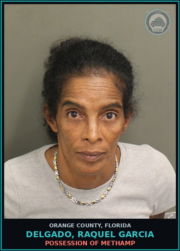 Booking mugshot of DELGADO, RAQUEL GARCIA in Orange County