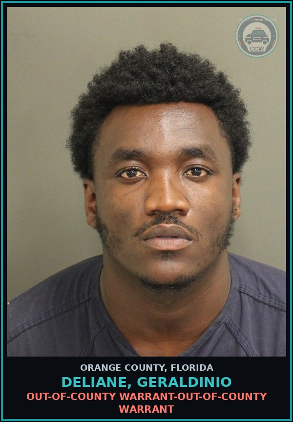 Booking mugshot of DELIANE, GERALDINIO in Orange County