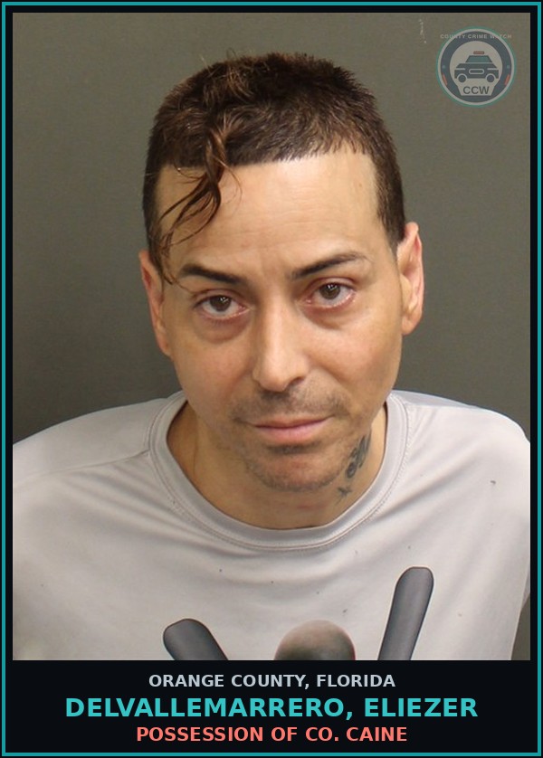 Booking mugshot of DELVALLEMARRERO, ELIEZER in Orange County