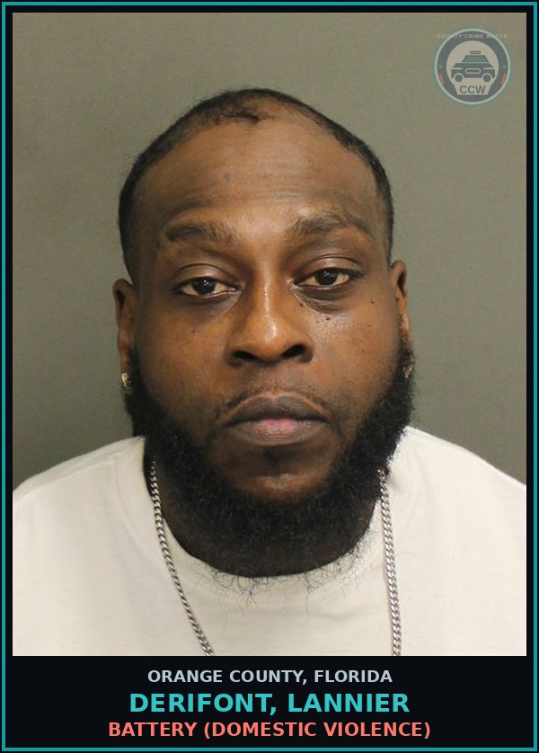 Booking mugshot of DERIFONT, LANNIER in Orange County