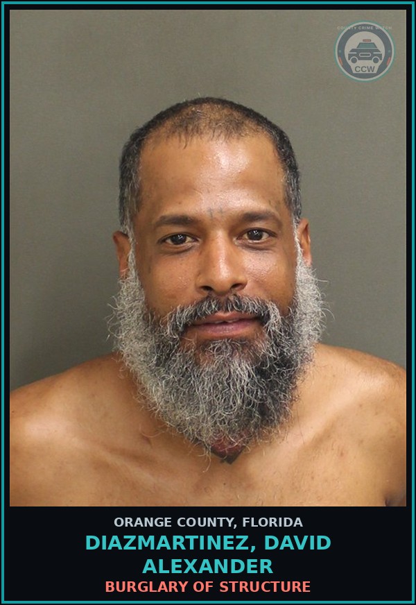 Booking mugshot of DIAZMARTINEZ, DAVID ALEXANDER in Orange County