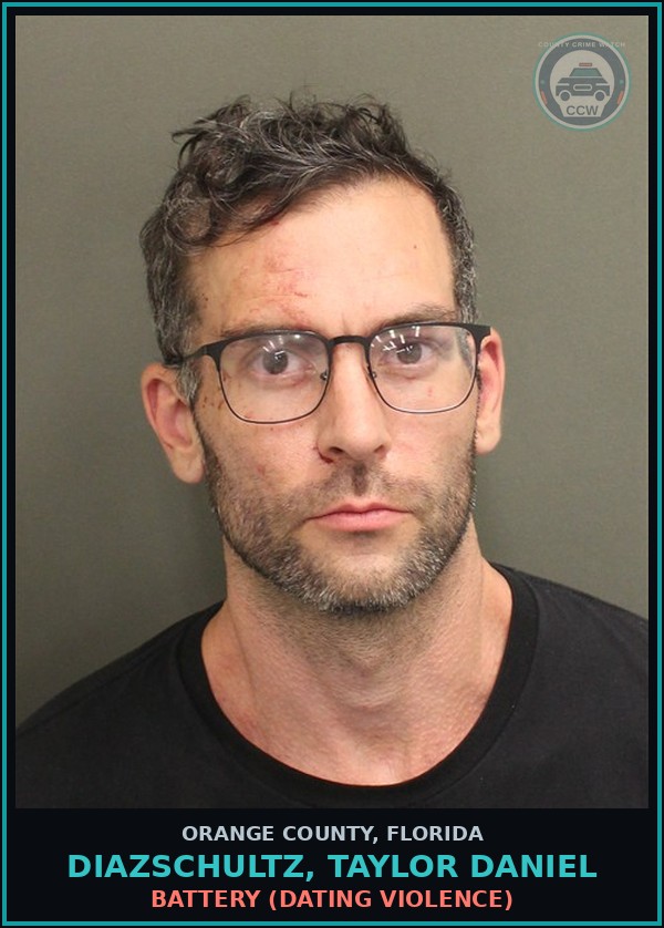Booking mugshot of DIAZSCHULTZ, TAYLOR DANIEL in Orange County