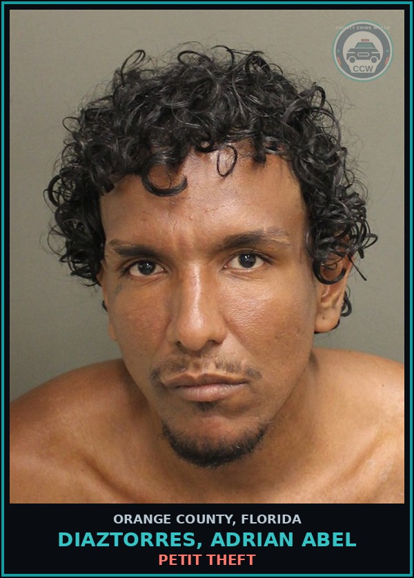 Booking mugshot of DIAZTORRES, ADRIAN ABEL in Orange County
