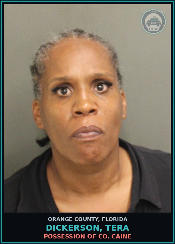 Booking mugshot of DICKERSON, TERA in Orange County