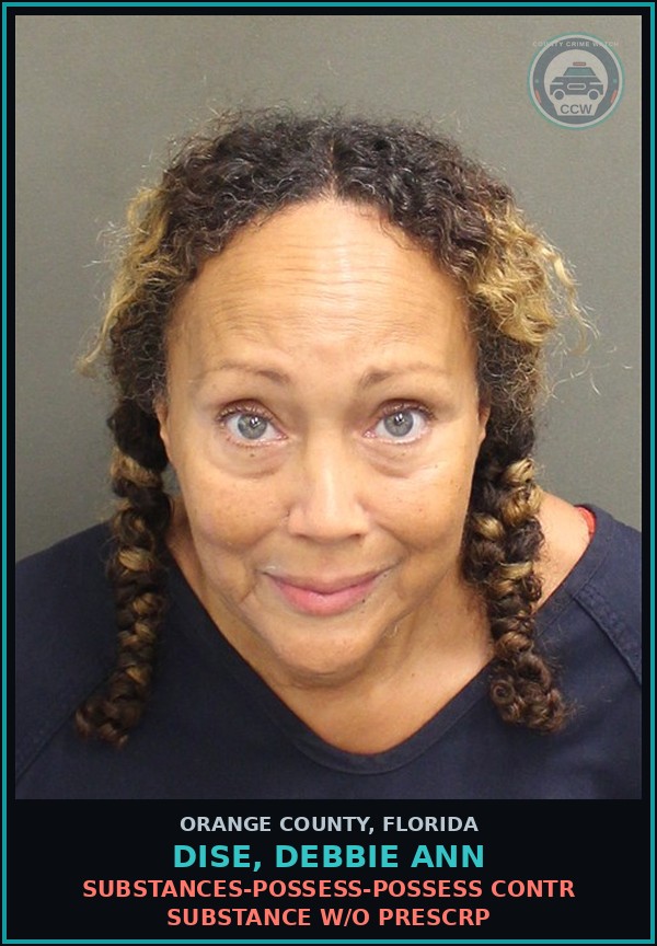 Booking mugshot of DISE, DEBBIE ANN in Orange County