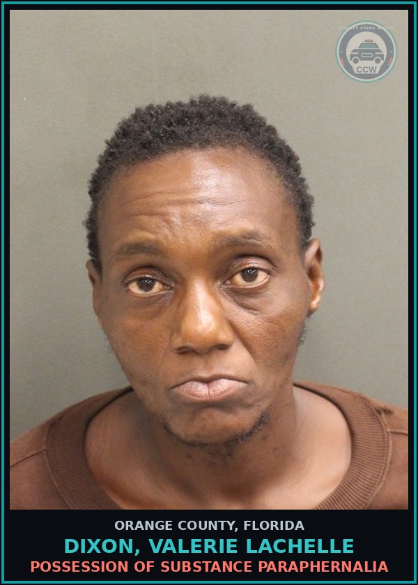Booking mugshot of DIXON, VALERIE LACHELLE in Orange County