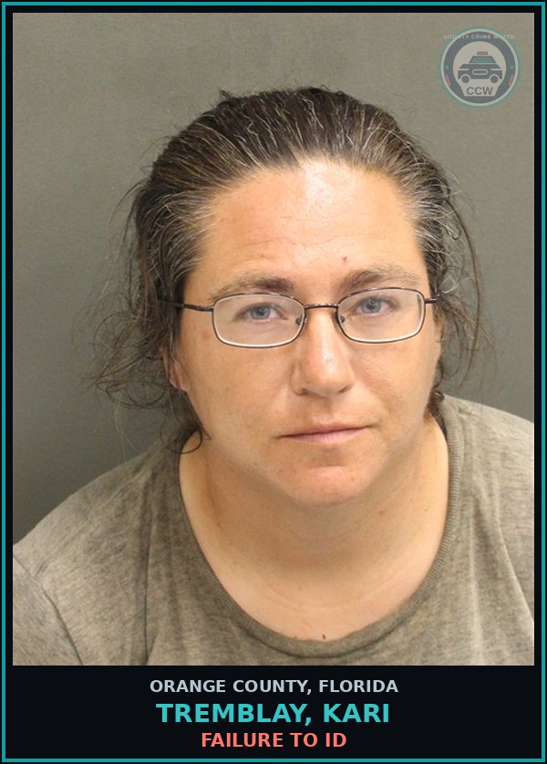 Booking mugshot of TREMBLAY, KARI in Orange County