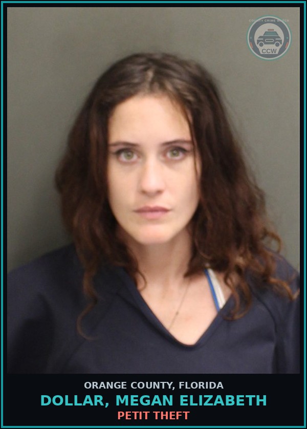 Booking mugshot of DOLLAR, MEGAN ELIZABETH in Orange County
