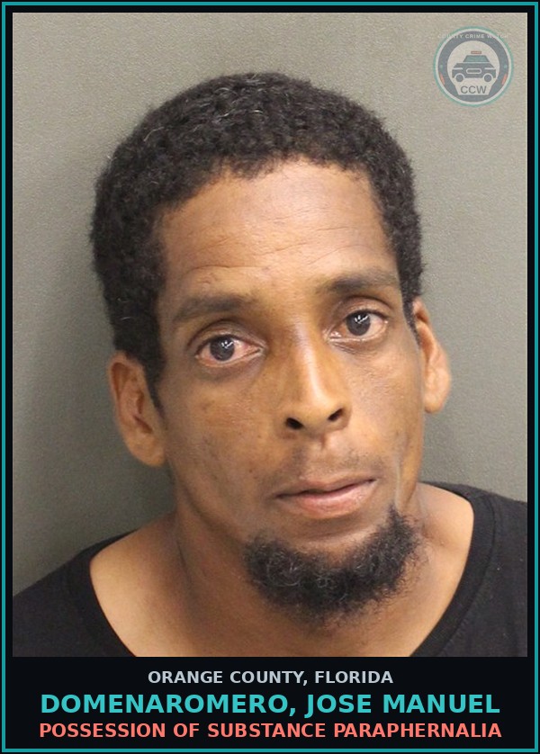 Booking mugshot of DOMENAROMERO, JOSE MANUEL in Orange County