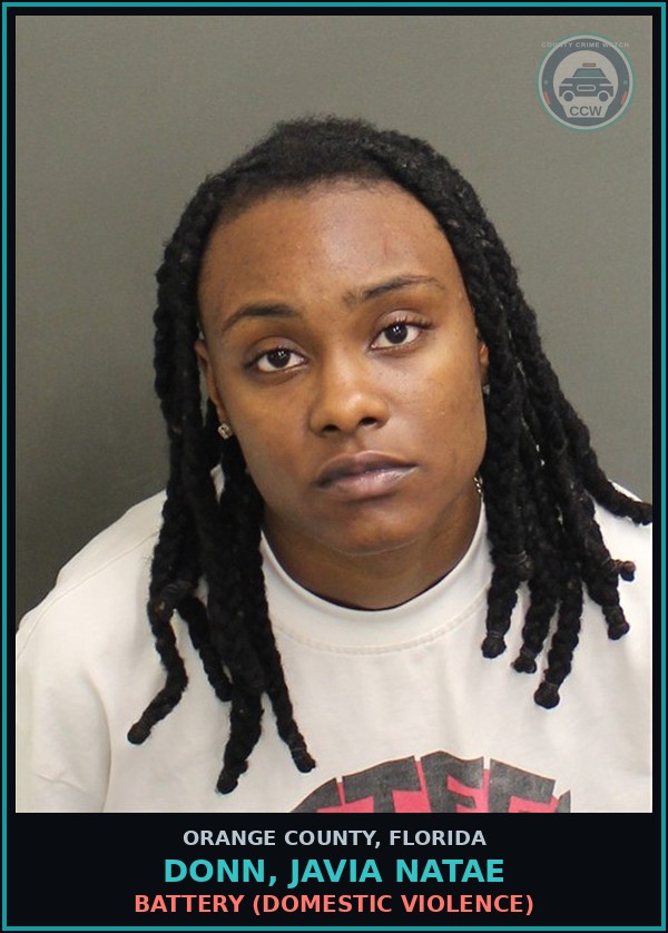 Booking mugshot of DONN, JAVIA NATAE in Orange County
