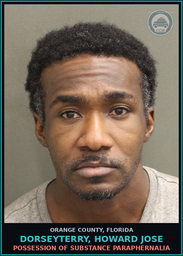 Booking mugshot of DORSEYTERRY, HOWARD JOSE in Orange County
