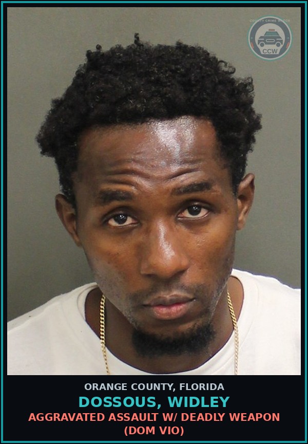 Booking mugshot of DOSSOUS, WIDLEY in Orange County