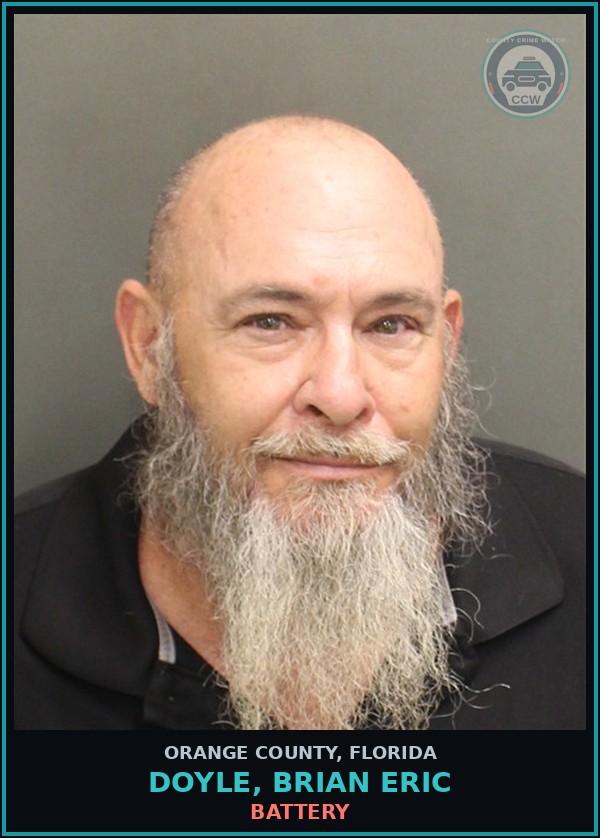 Booking mugshot of DOYLE, BRIAN ERIC in Orange County