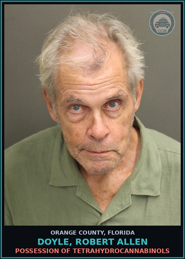 Booking mugshot of DOYLE, ROBERT ALLEN in Orange County