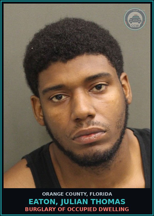 Booking mugshot of EATON, JULIAN THOMAS in Orange County
