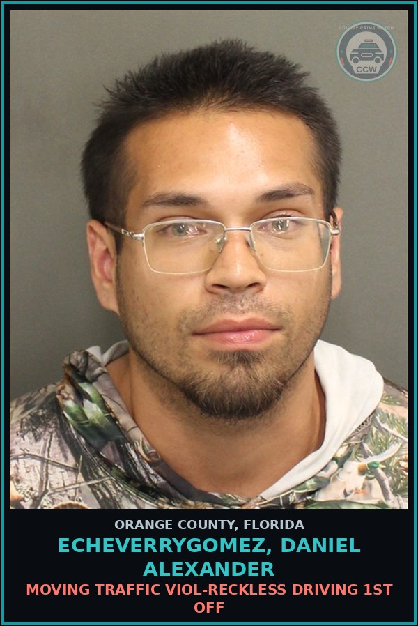 Booking mugshot of ECHEVERRYGOMEZ, DANIEL ALEXANDER in Orange County