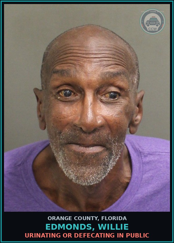 Booking mugshot of EDMONDS, WILLIE in Orange County