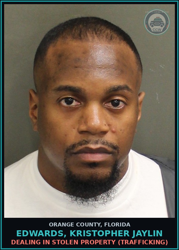 Booking mugshot of EDWARDS, KRISTOPHER JAYLIN in Orange County