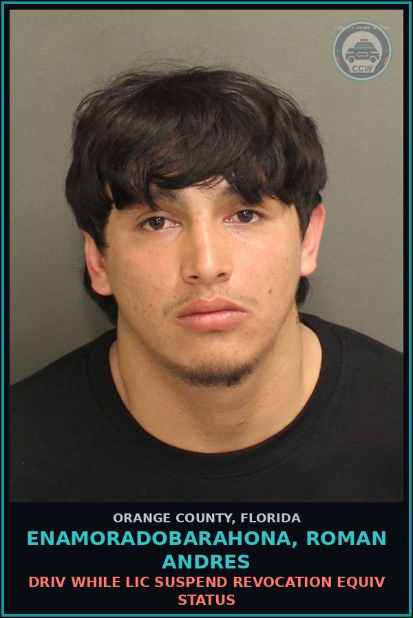 Booking mugshot of ENAMORADOBARAHONA, ROMAN ANDRES in Orange County