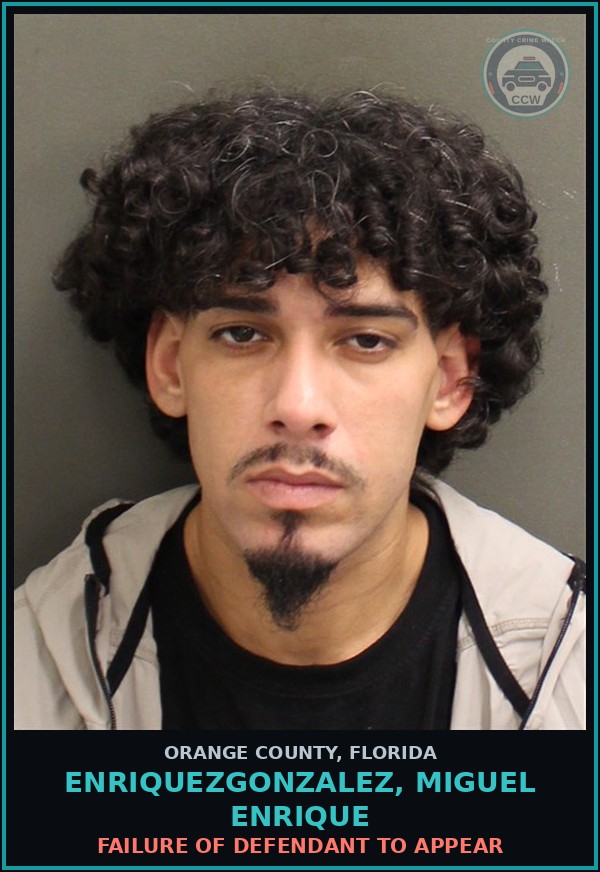 Booking mugshot of ENRIQUEZGONZALEZ, MIGUEL ENRIQUE in Orange County
