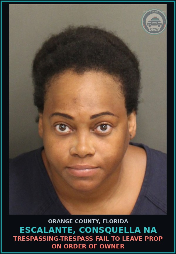Booking mugshot of ESCALANTE, CONSQUELLA NA in Orange County