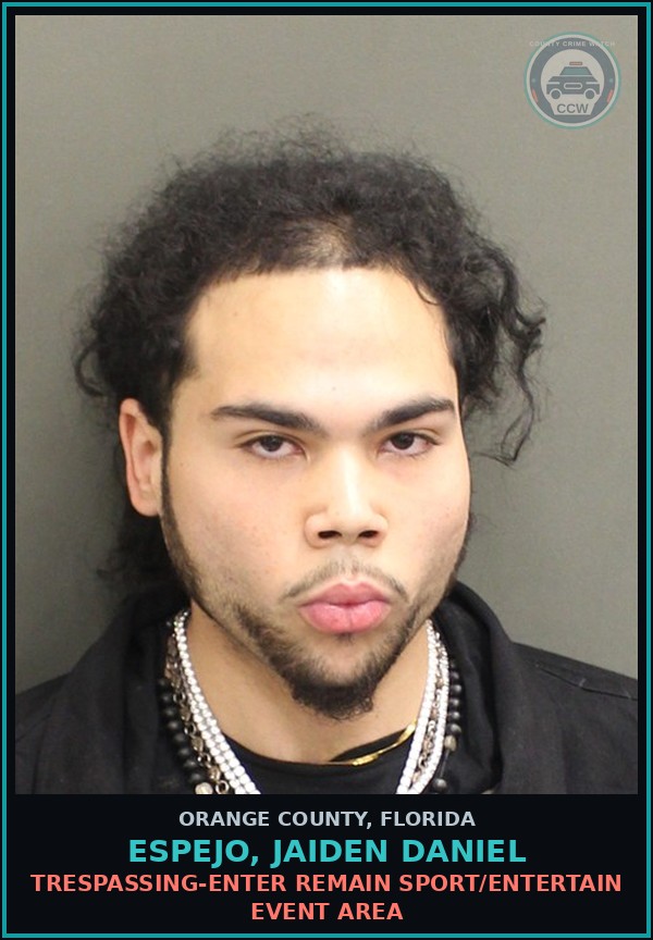 Booking mugshot of ESPEJO, JAIDEN DANIEL in Orange County