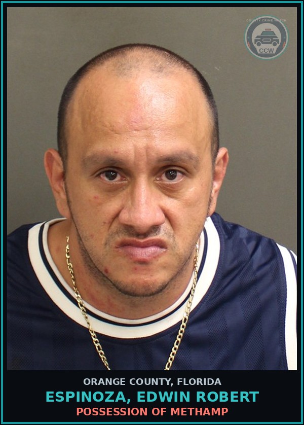 Booking mugshot of ESPINOZA, EDWIN ROBERT in Orange County