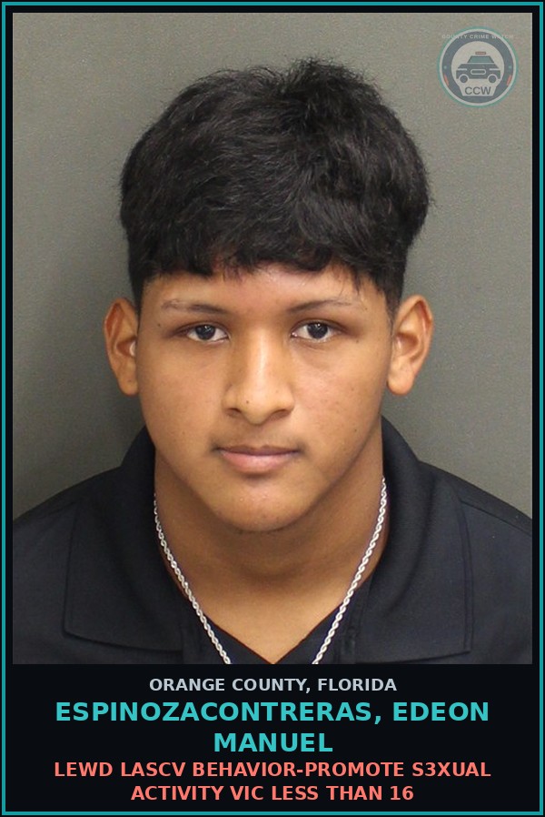 Booking mugshot of ESPINOZACONTRERAS, EDEON MANUEL in Orange County