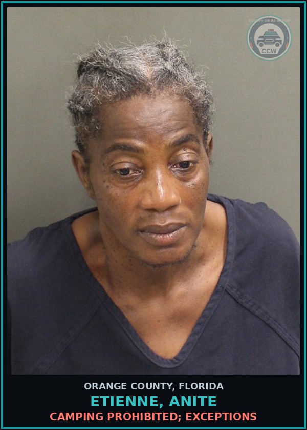 Booking mugshot of ETIENNE, ANITE in Orange County