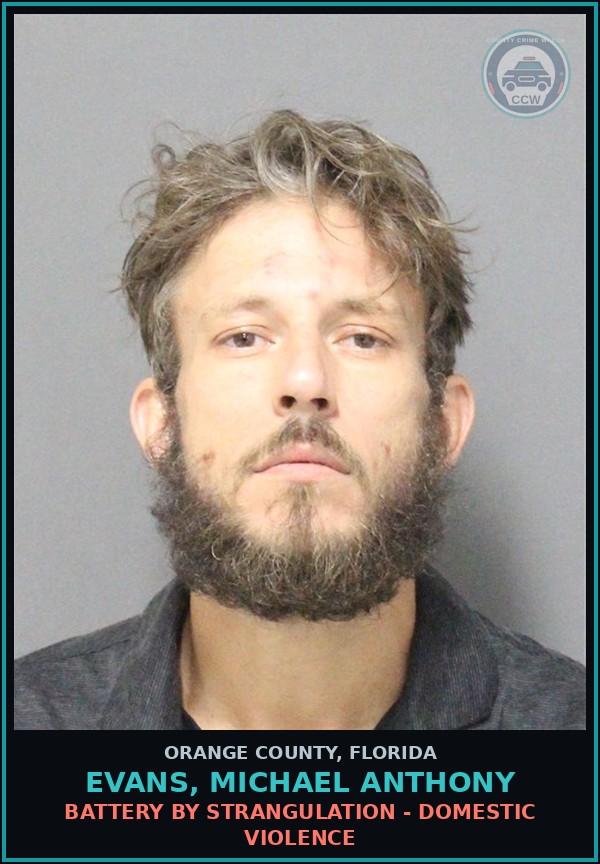 Booking mugshot of EVANS, MICHAEL ANTHONY in Orange County