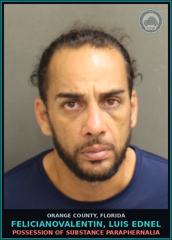 Booking mugshot of FELICIANOVALENTIN, LUIS EDNEL in Orange County