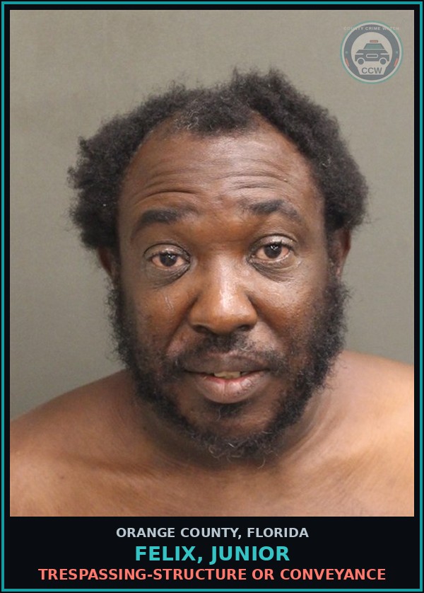 Booking mugshot of FELIX, JUNIOR in Orange County