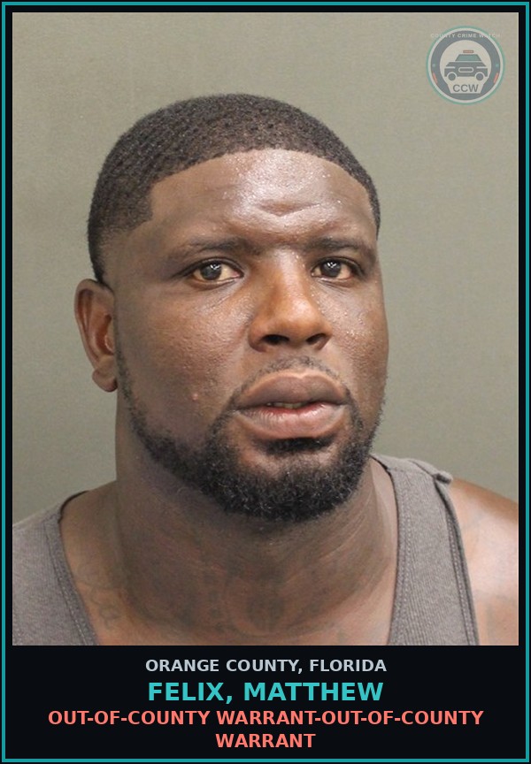 Booking mugshot of FELIX, MATTHEW in Orange County