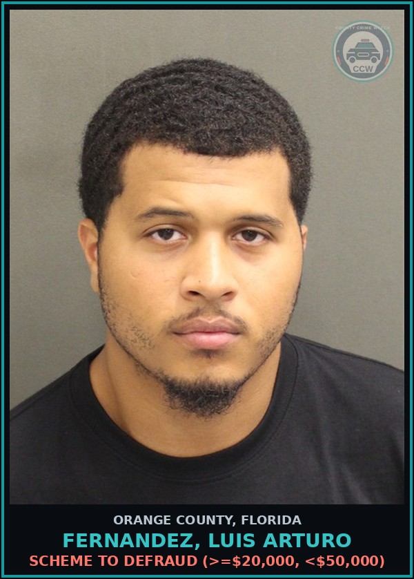 Booking mugshot of FERNANDEZ, LUIS ARTURO in Orange County