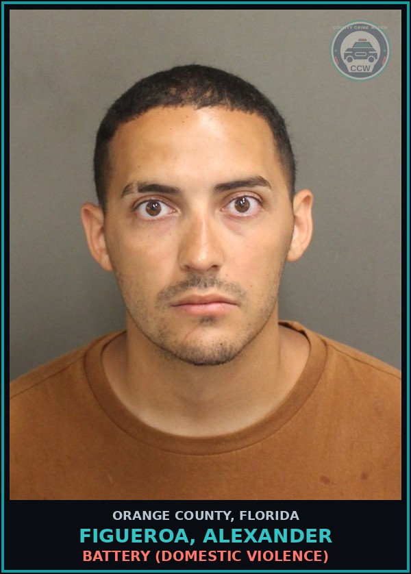 Booking mugshot of FIGUEROA, ALEXANDER in Orange County