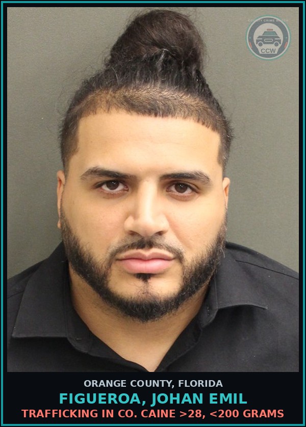 Booking mugshot of FIGUEROA, JOHAN EMIL in Orange County