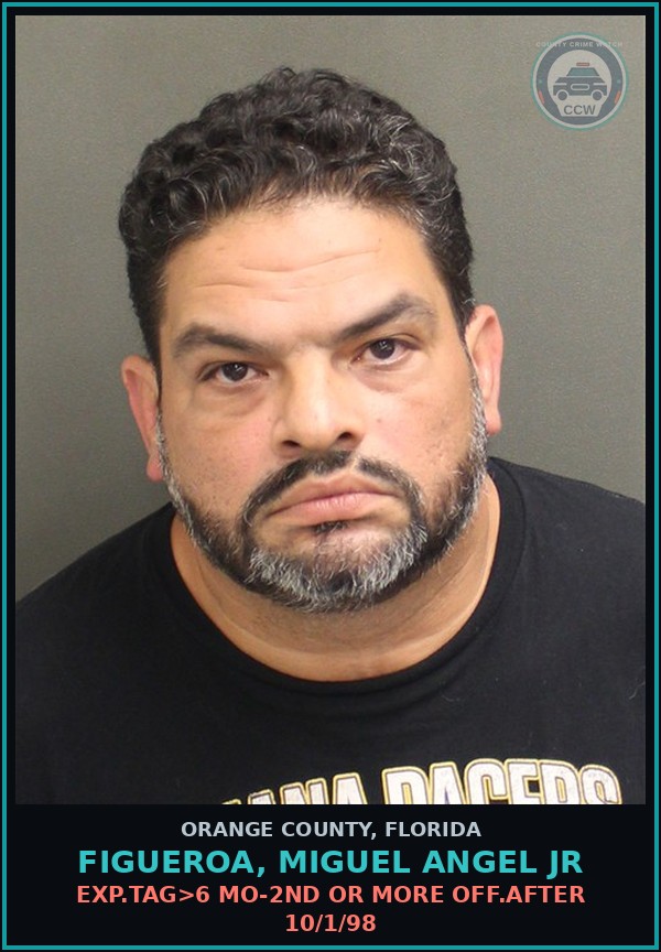 Booking mugshot of FIGUEROA, MIGUEL ANGEL JR in Orange County