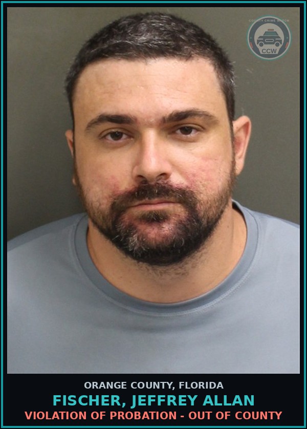 Booking mugshot of FISCHER, JEFFREY ALLAN in Orange County
