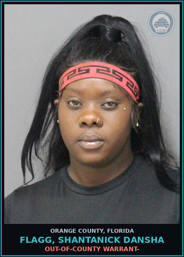 Booking mugshot of FLAGG, SHANTANICK DANSHA in Orange County