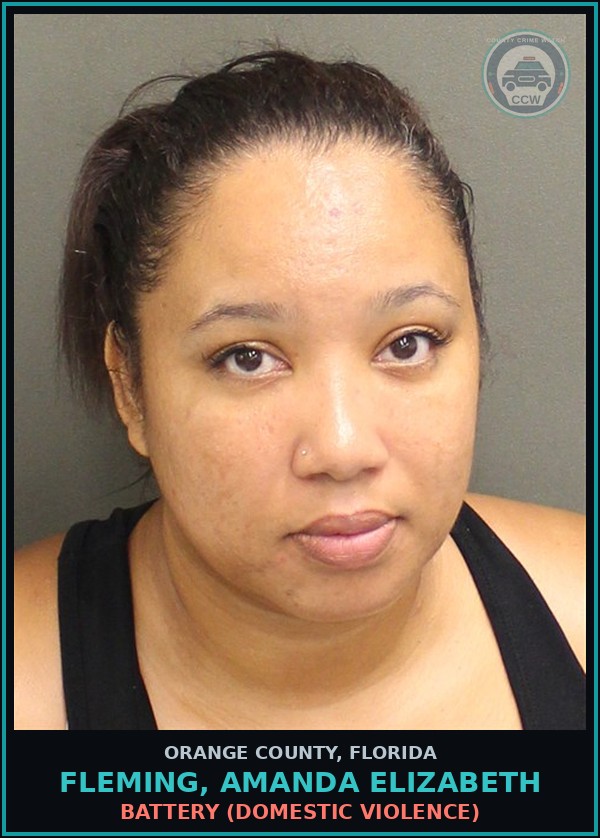 Booking mugshot of FLEMING, AMANDA ELIZABETH in Orange County