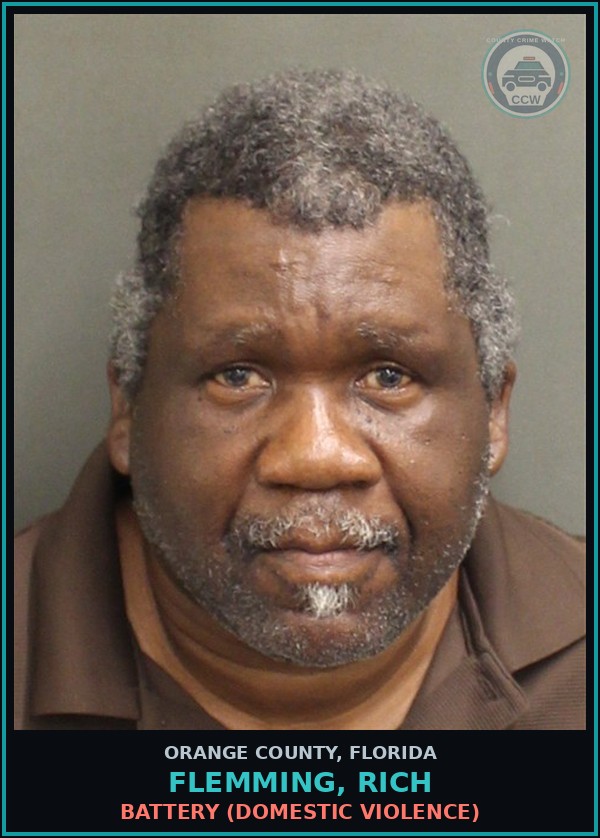 Booking mugshot of FLEMMING, RICH in Orange County